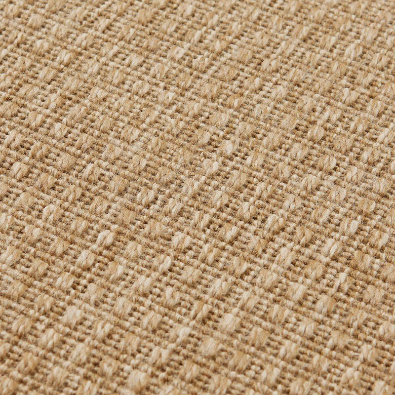 Jute-Außenteppich rund – Outdoor Beige/Natur 200 cm