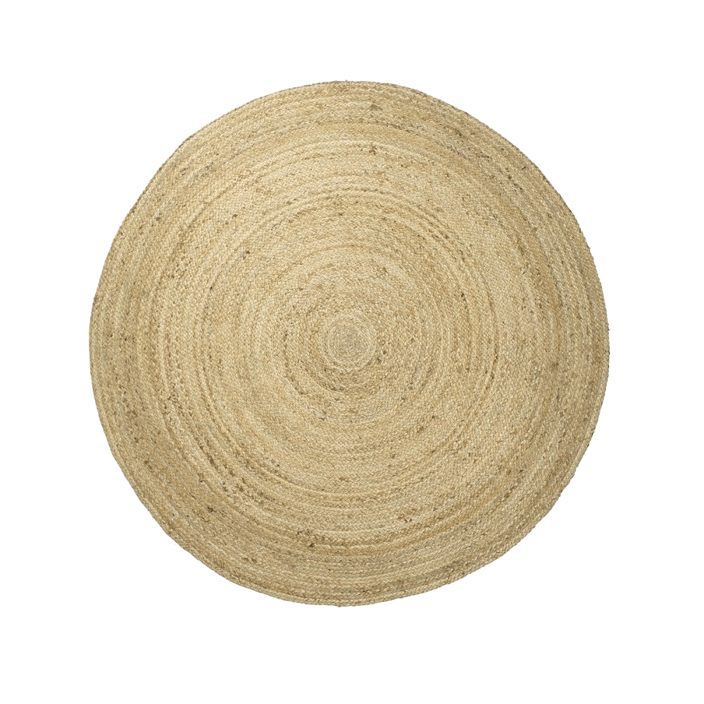 Jute-Außenteppich 200 cm rund Natur