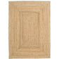 Jute Rug Rectangle Natural 140x200cm - Goldgenix