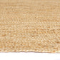 Jute Rug Rectangle Natural 140x200cm