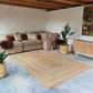 Jute Rug Rectangle Natural 140x200cm