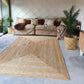 Jute Rug Rectangle Natural 160x230cm