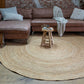 Jute Vloerkleed Rond 240cm Naturel