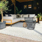 Outdoor rug - Asti White/Sand/Anthracite 200 x 290cm