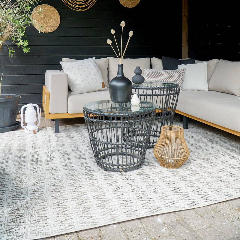 Outdoor rug - Fermo White/Sand 200 x 290cm