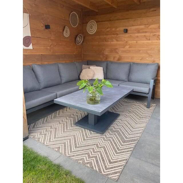 Outdoor-Teppich – Salerno Sand/Braun 160 x 230 cm