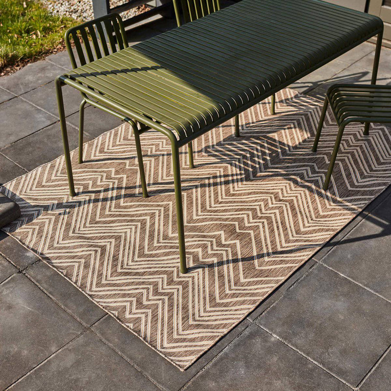 Outdoor-Teppich – Salerno Sand/Braun 200 x 290 cm