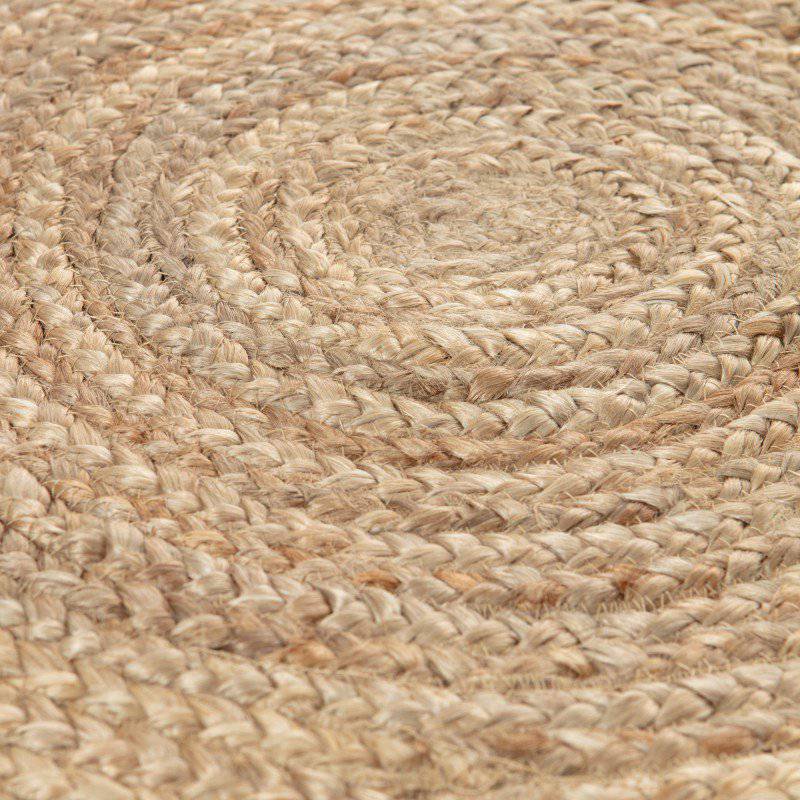 Rond jute vloerkleed 150cm Naturel