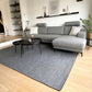 Wool Rug Dark Gray 200x290cm - Goldgenix