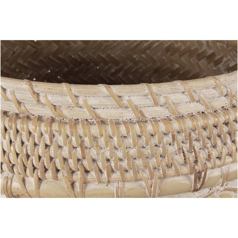 Temple Basket White Wash