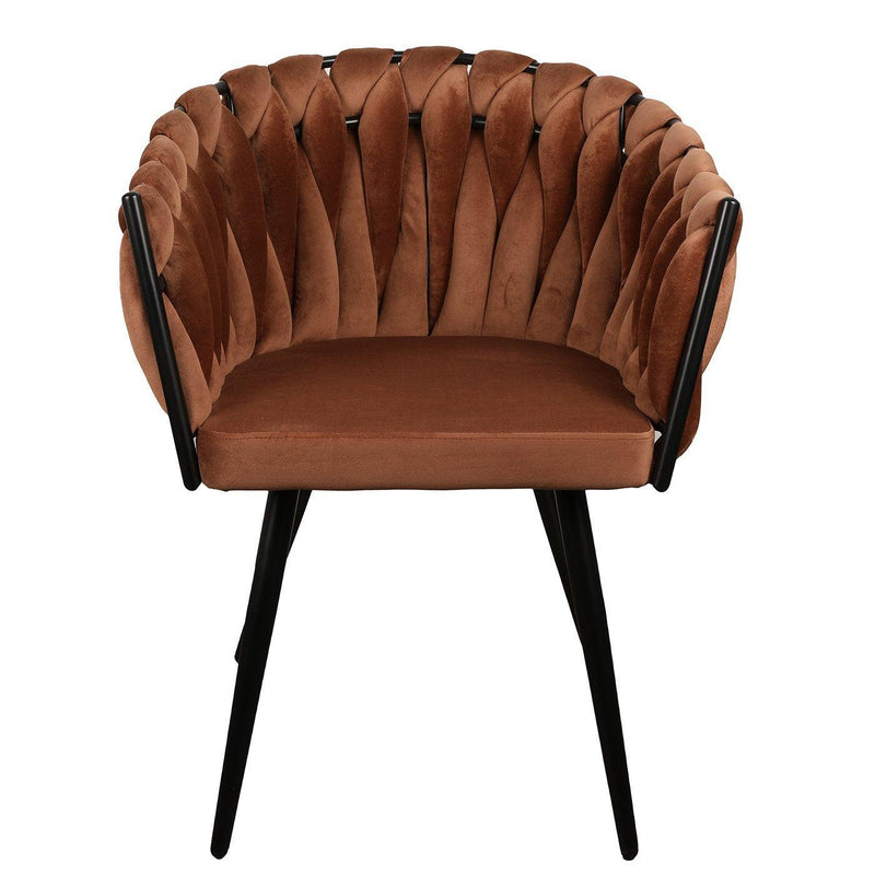 Wave chair copper (Set of 2)