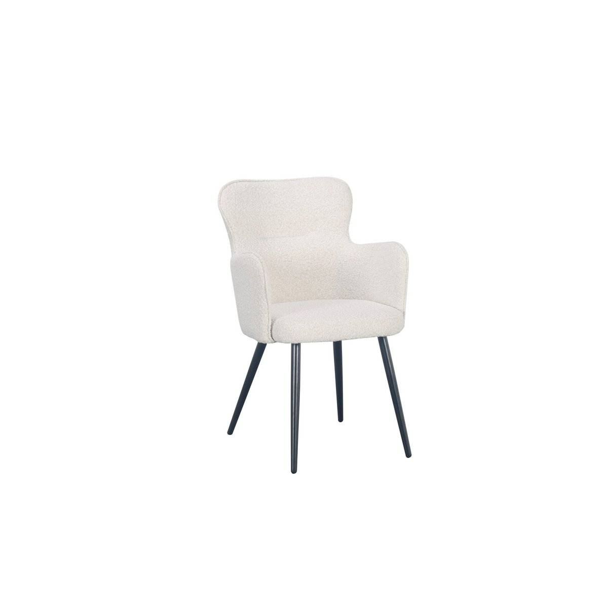 Wing chair pearl white (Set of 2)
