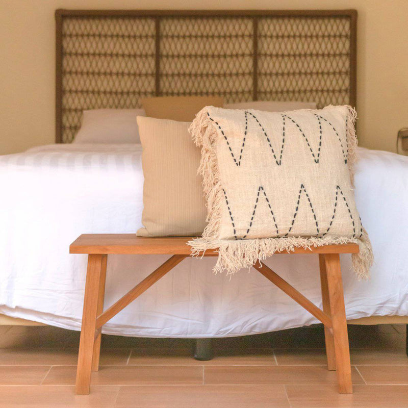 Handwoven Pillowcase 40x40/50x50 cm | Decorative Cushion | Sofa Cushion PITU Made of Cotton - Goldgenix