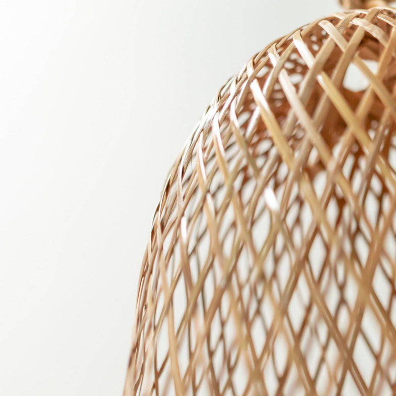 Bamboo Lamp | Natural Lampshade | Woven Ceiling Lamp CAMAYA