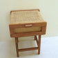 Nightstand Bedside Table Console made from Wood and Rattan JAYA Handmade Bedroom Furniture