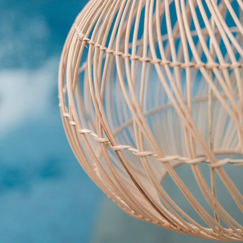 Rattan Lamp | Boho Lampshade | Pendant Lamp KENARI