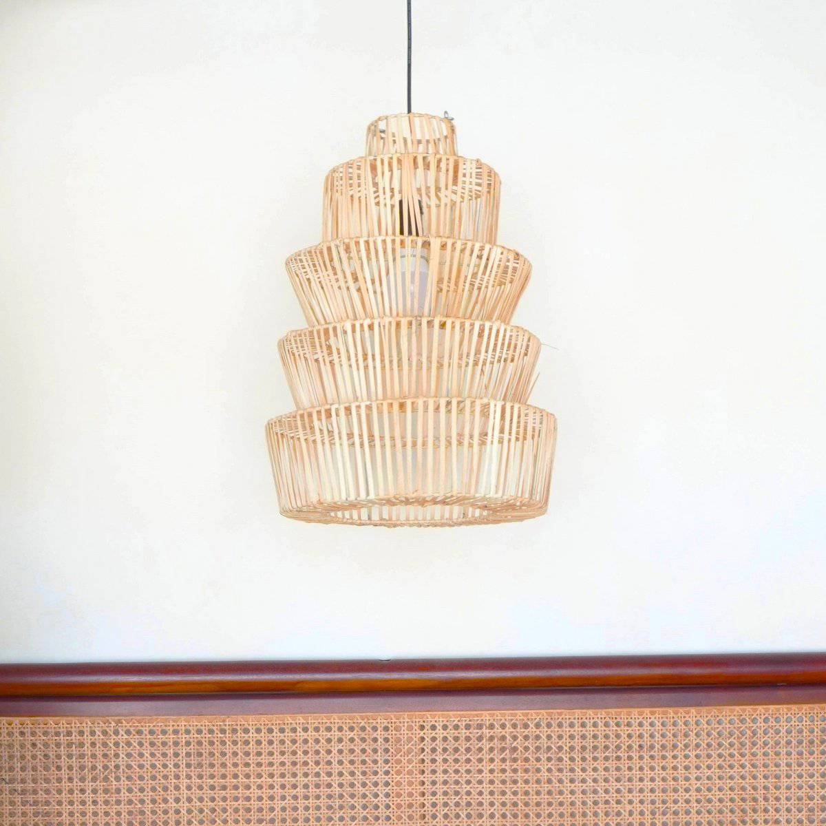 Rattan Lamp with Extraordinary Design | Lampshade | Pendant Lamp MULIA - Goldgenix