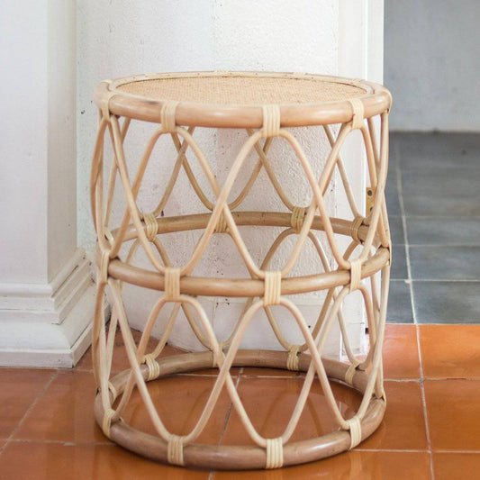 Rattan Side Table | End Table | Couch Table MUARA - Goldgenix
