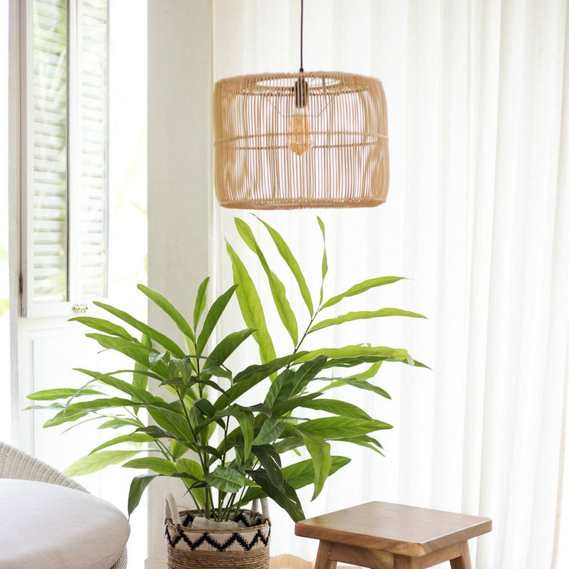 Rattan Lamp | Boho Lampshade | Pendant Light LIKU (2 sizes)