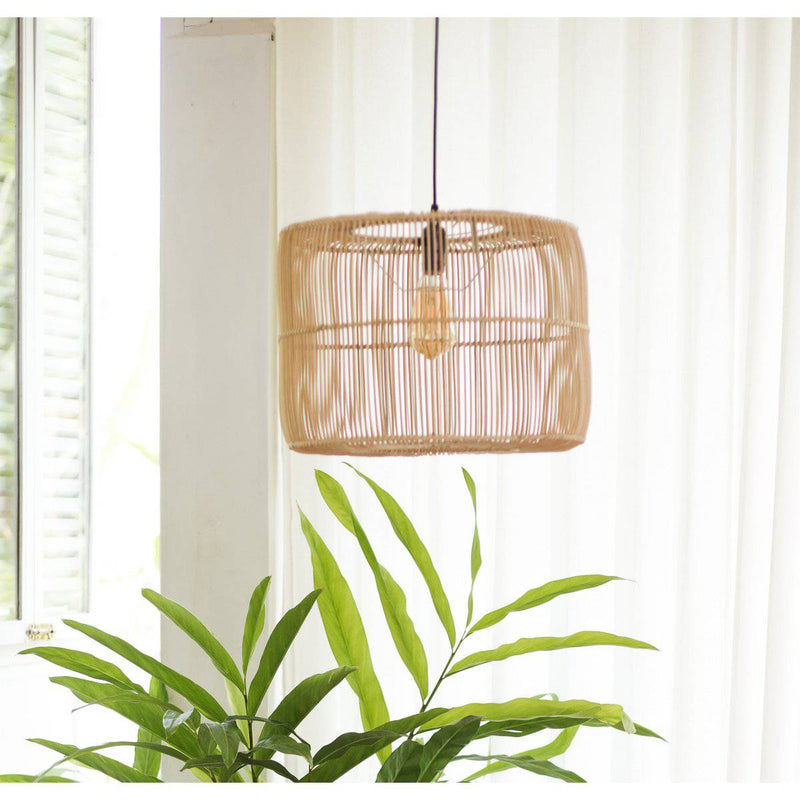 Rattan Lamp | Boho Lampshade | Pendant Light LIKU (2 sizes)