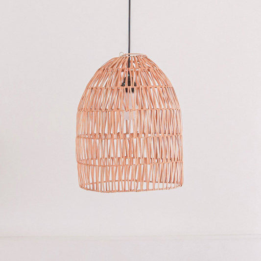 Rattan Lamp | Natural Lampshade | Pendant Lamp MALUKA Made of Natural Fibres (2 sizes)