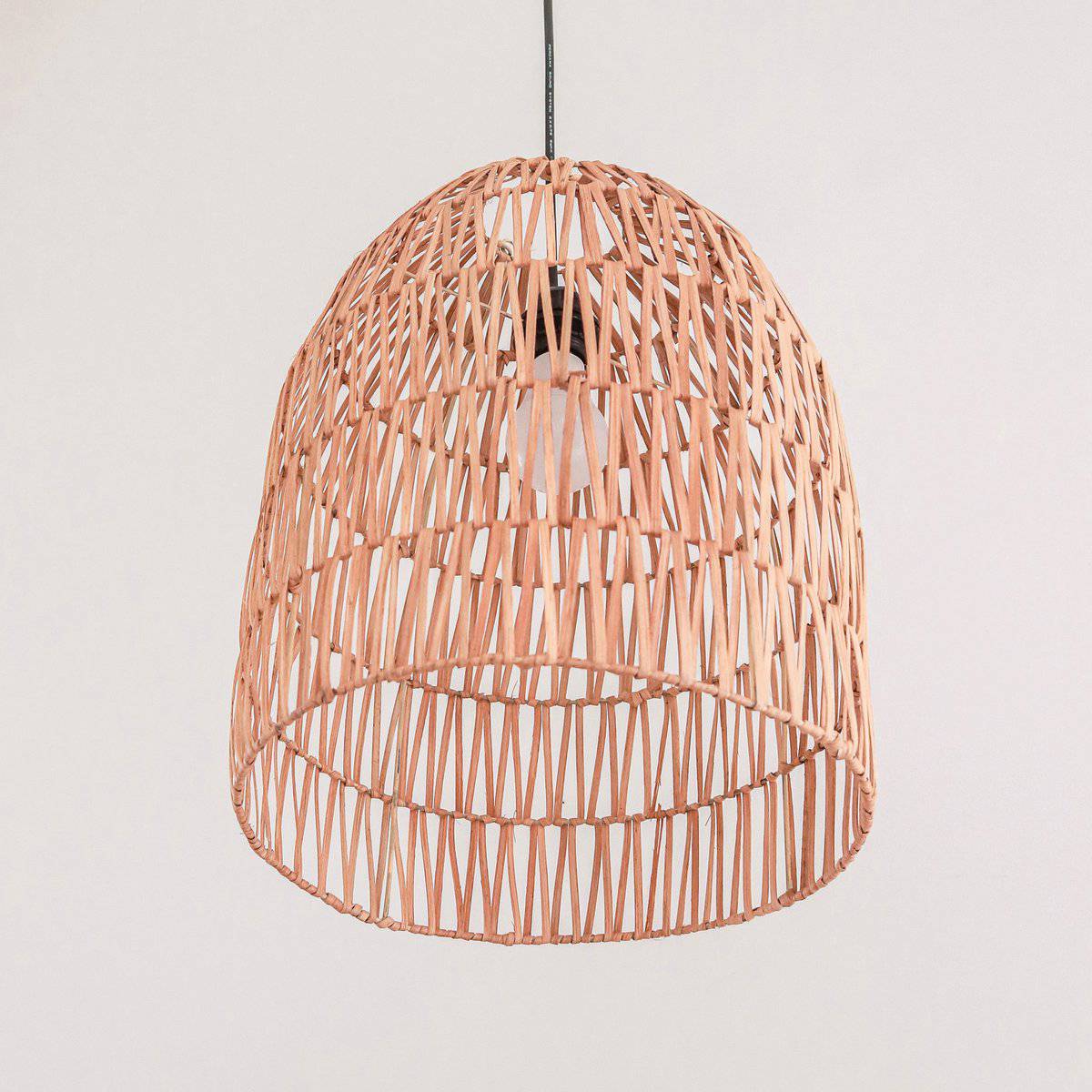 Rattan Lamp | Natural Lampshade | Pendant Lamp MALUKA Made of Natural Fibres (2 sizes)