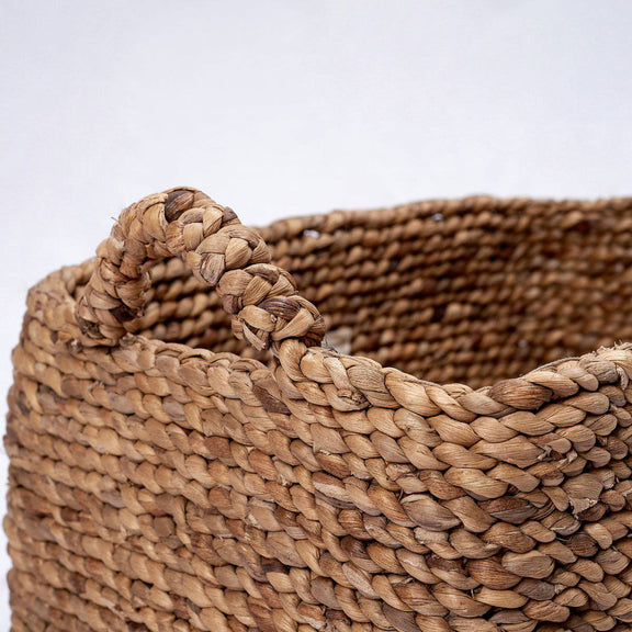Storage Basket TANIMBAR made from Water Hyacinth - Goldgenix