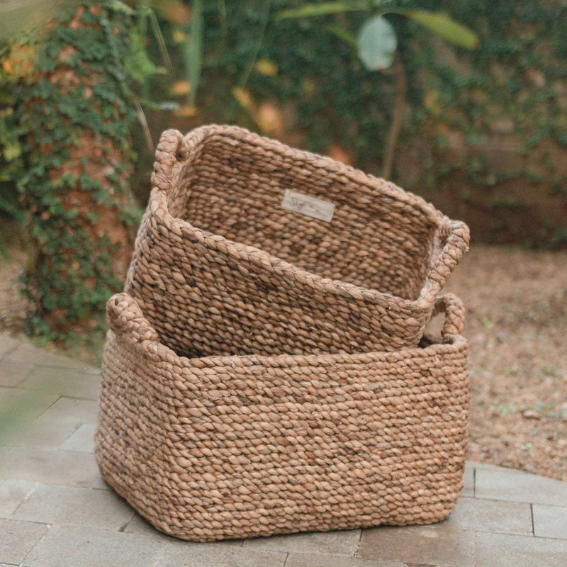 Storage Basket TANIMBAR made from Water Hyacinth