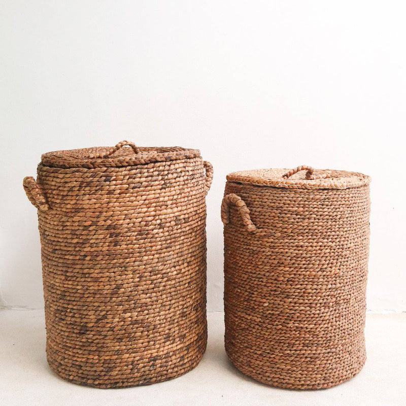 Storage Basket IKAT | Laundry Basket | Basket with Cover | Basket with Lids