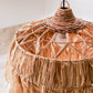 Raffia Lamp with Long Fringes | Lampshade | Pendant Lamp KAWI (2 sizes)