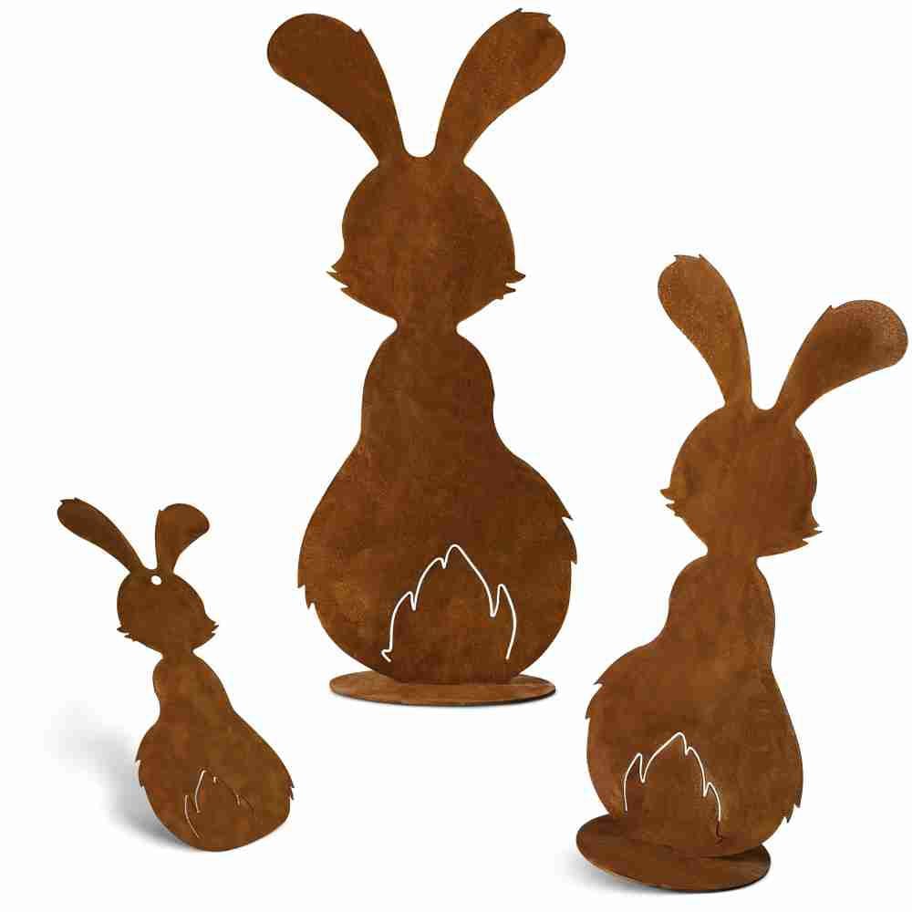 Rust Deco Easter Bunny "Berti" | Vintage decoration for Easter