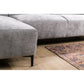 3 seater sofa CL left, Rowan fabric, R311 gray