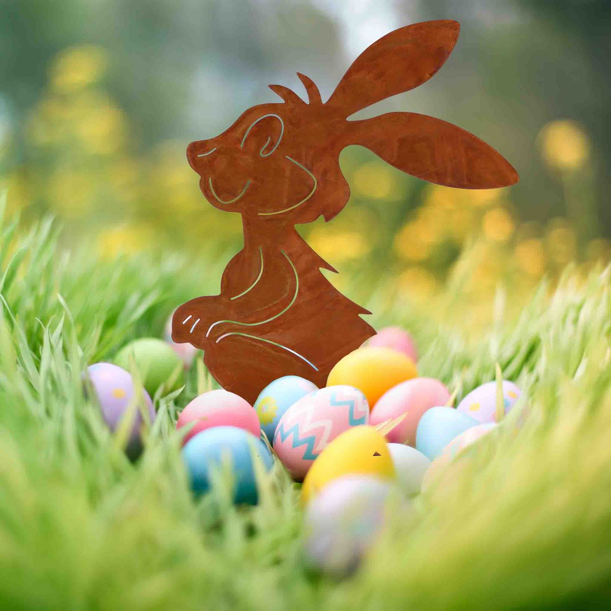 Easter | Hare Herbert | Patina decoration in comic style