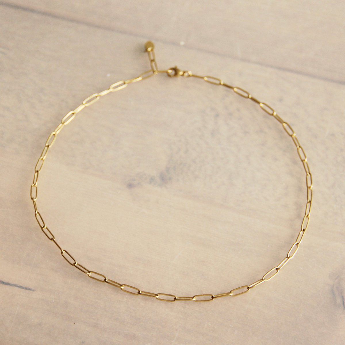 Stainless Steel chain necklace - gold