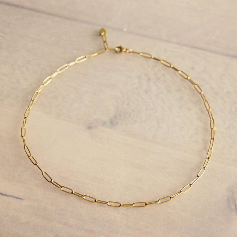 Halskette aus Edelstahl – Gold